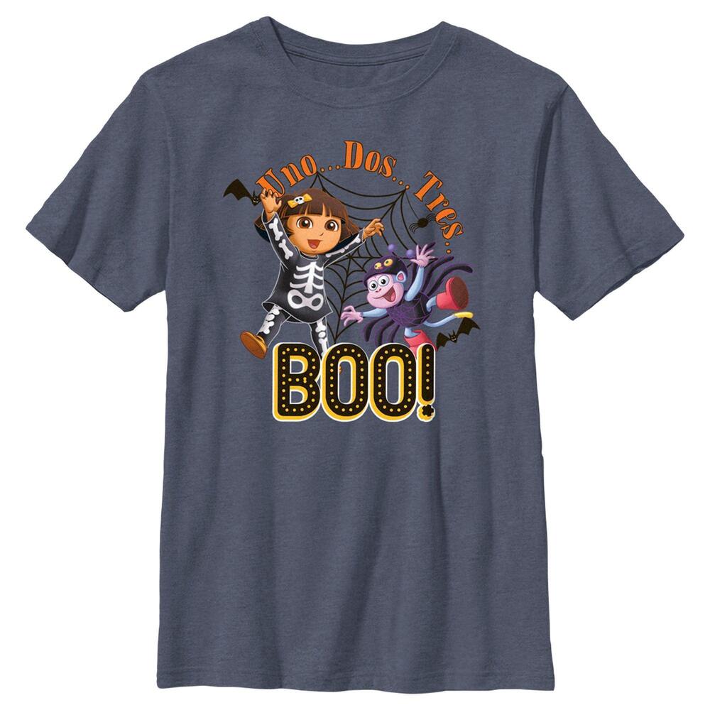 Boys Dora The Explorer Halloween Friends Boo Tshirt